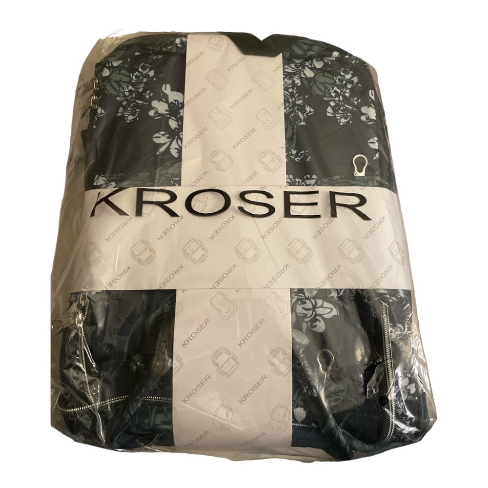 Kroser Grey Lunch Backpack with Cooler Compartment and USB Port - Picture 4 of 5